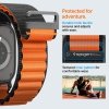 Spigen WBF1 Pasek tkaninowy / opaska materiałowa Apple Watch Ultra 49 mm | Series 11/10 46 mm | 9/8/7/SE 45/44 mm – Czarno-pomarańczowy